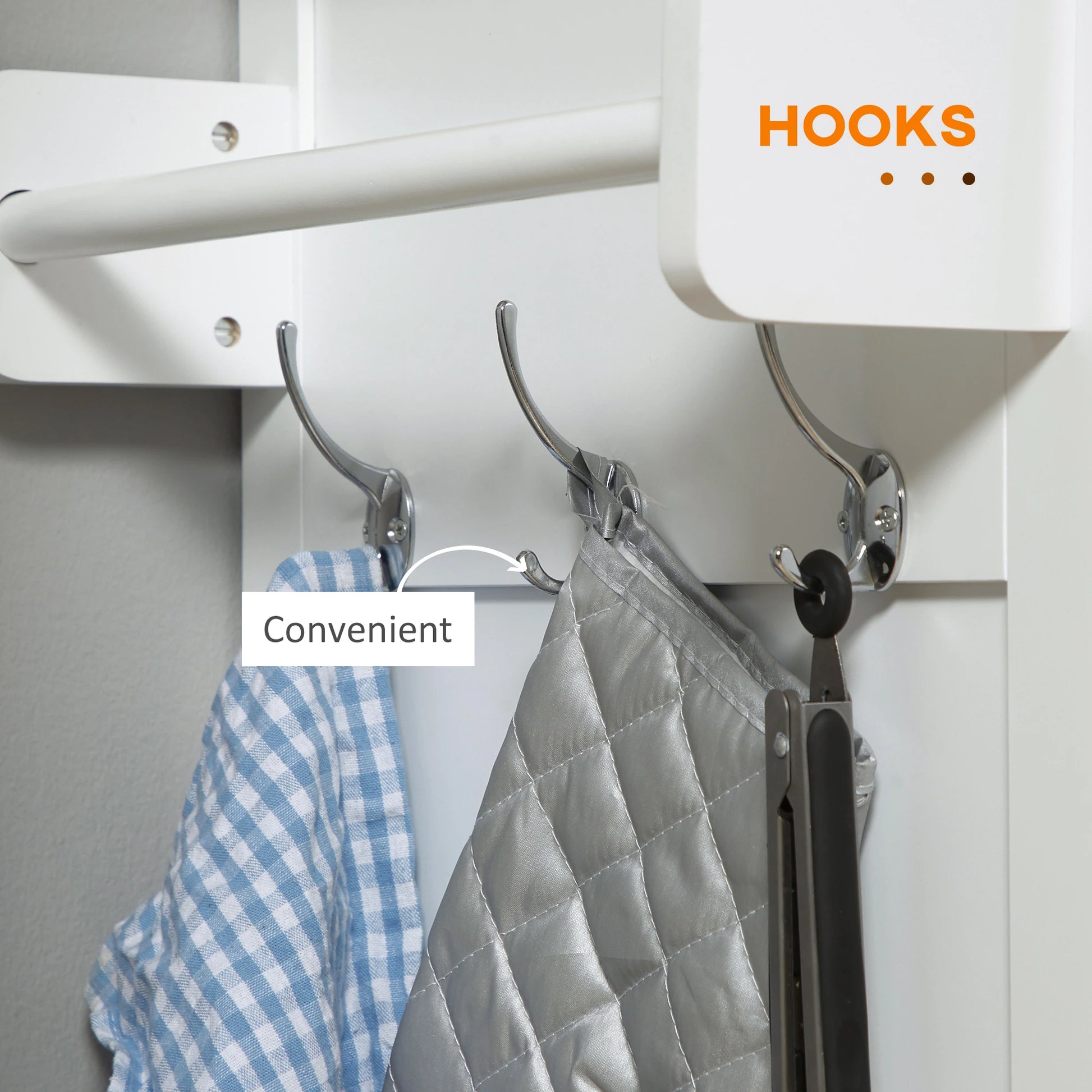 Rolling Kitchen Island with Storage, Adjustable Shelf, White Kitchen Islands & Kitchen Carts at Gallery Canada