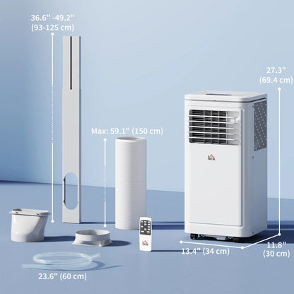 8000 BTU Portable AC, Dehumidifier, Remote, Timer, Window Kit, Cream Air Purifiers at Gallery Canada