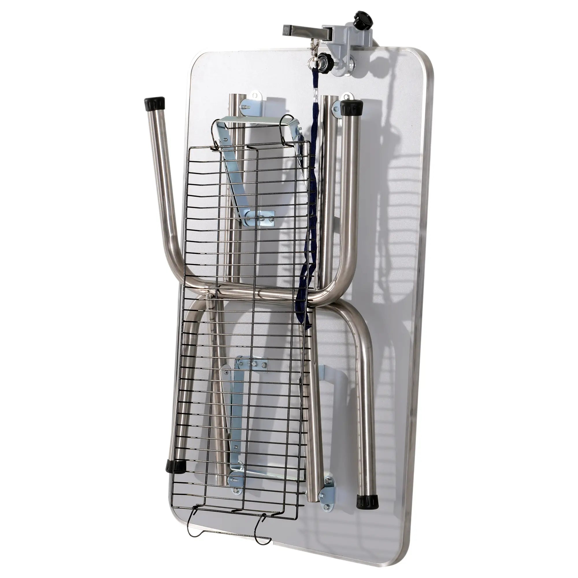 36-Inch Dog Grooming Table, Stainless Steel, Adjustable Arm, Basket Dog Grooming Tables at Gallery Canada