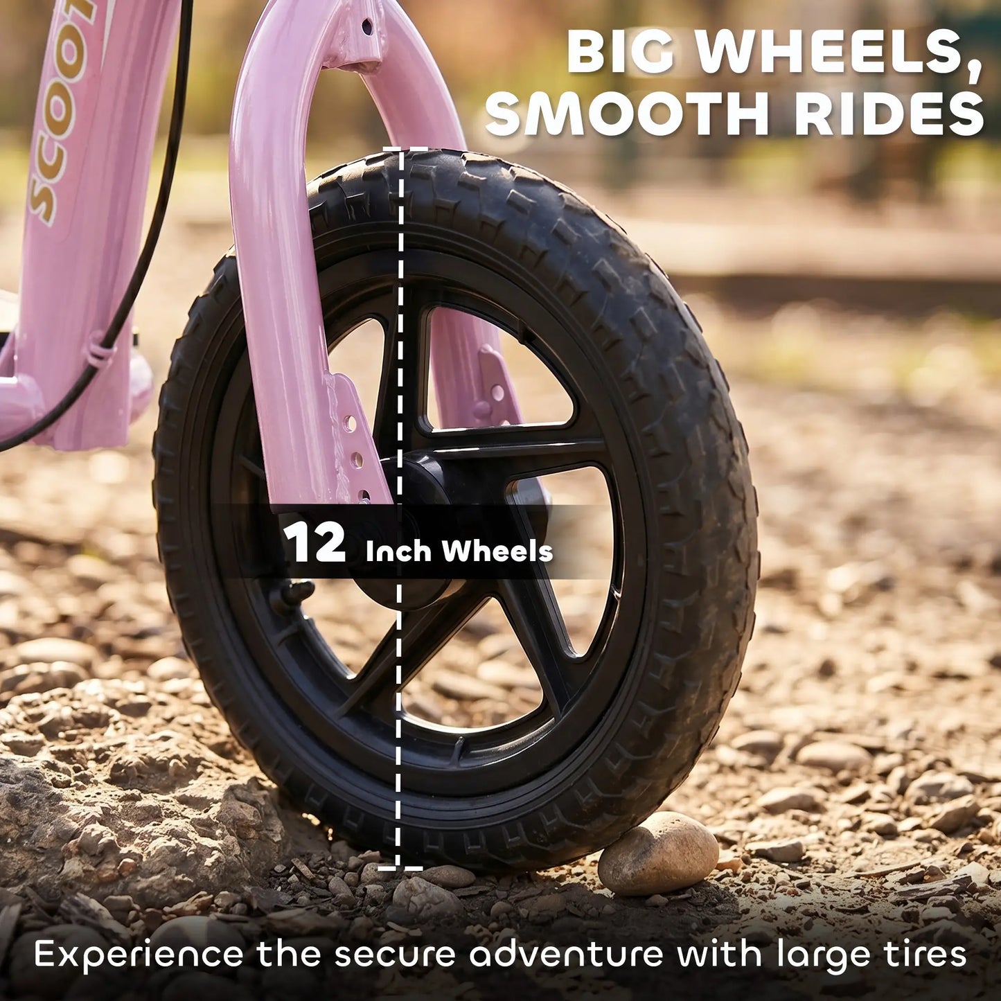 Kids Scooter Bike, 12'' Tire, for 5-12 Year Old, Pink Scooters at Gallery Canada