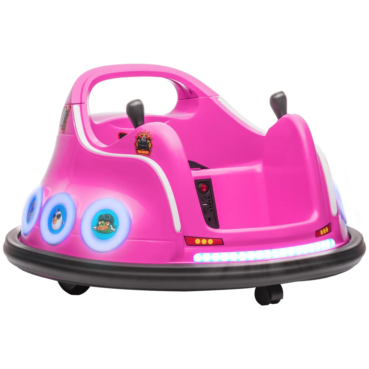 Electric Ride On Car, 12V, 360 Degree Spin, Dual Joysticks, Pink Electric Ride On Toys at Gallery Canada