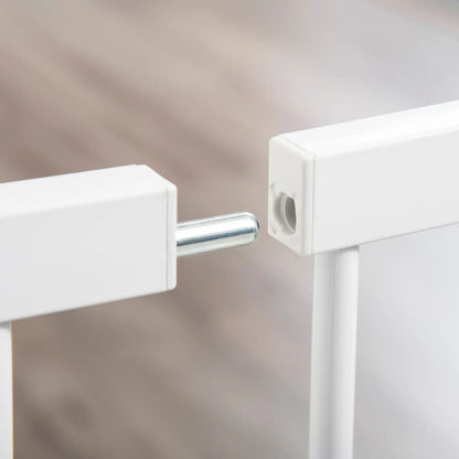 30"-52" Extra Wide Pet Gate, Small Door, 30"H, White Houses, Kennels & Pens at Gallery Canada