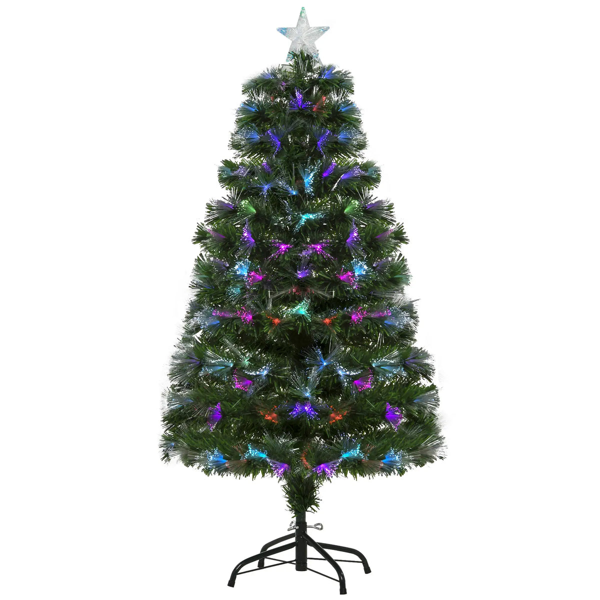 4ft Pre-Lit Fiber Optic Christmas Tree, Artificial Spruce, Star Top Artificial Christmas Trees at Gallery Canada