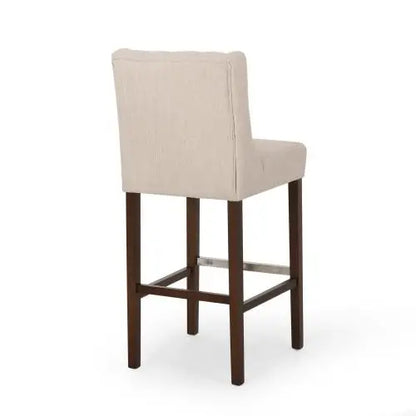 Modern Minimalist Counter Stool, 19" L x 23.5" W x 44.5" H, Beige Bar Stools at Gallery Canada