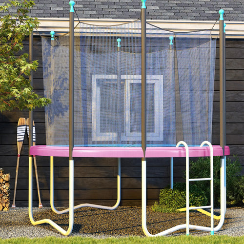 14FT Trampoline Spring Cover, Waterproof, Tear-Resistant, Pink