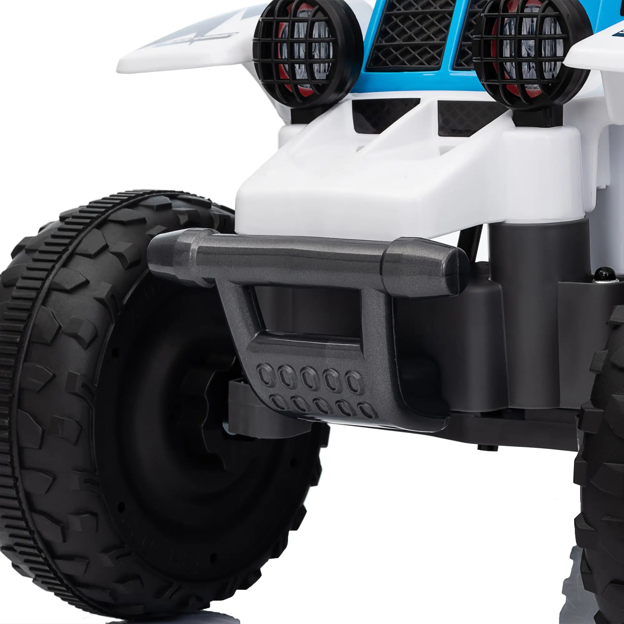 6V Kids ATV Quad, 4 Wheeler Electric Ride On Car, White Electric Toy Cars at Gallery Canada