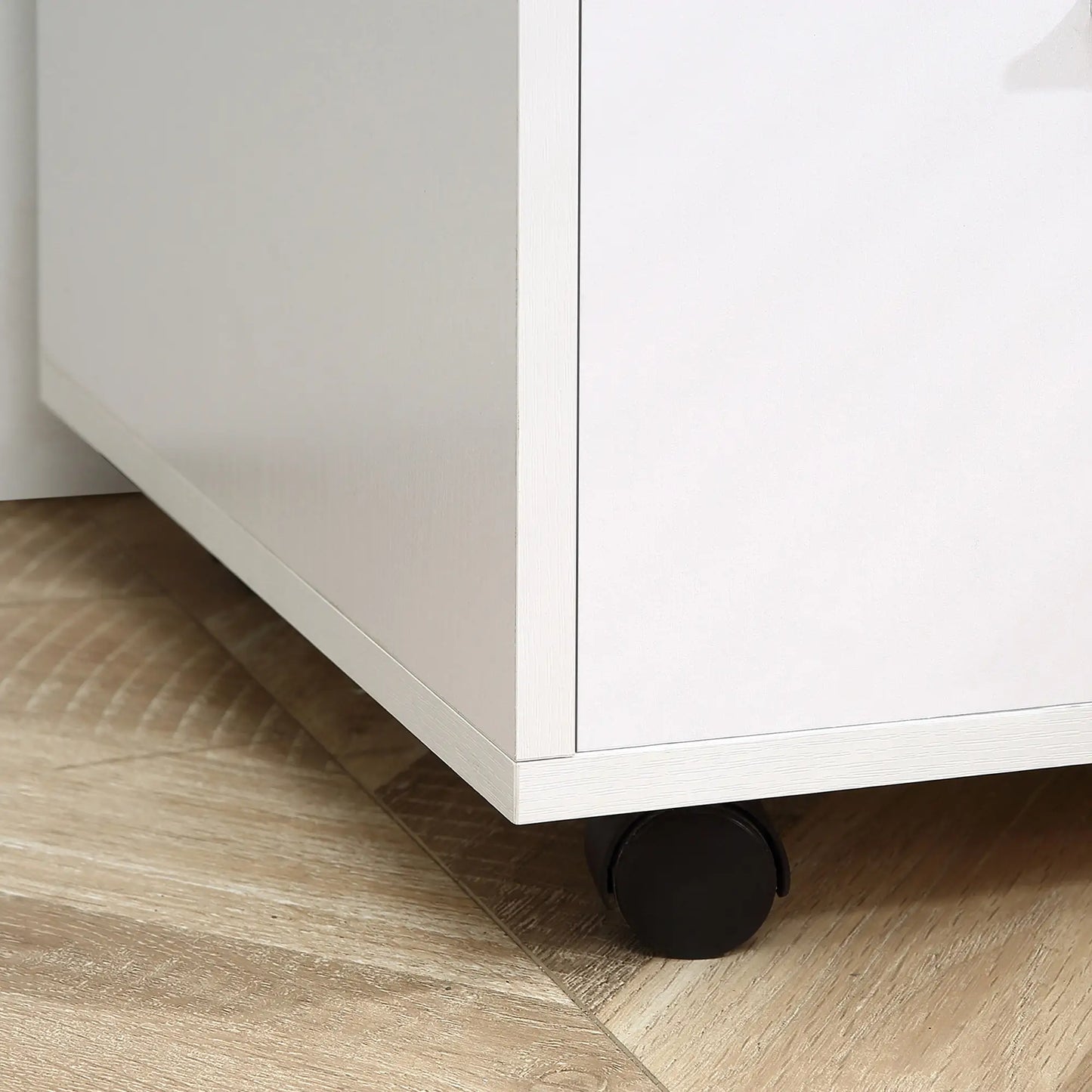 Modern 3 Drawer Lateral Filing Cabinet, Letter A4 Size, White Office Cabinets & Cupboards at Gallery Canada