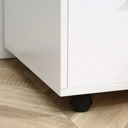 Modern 3 Drawer Lateral Filing Cabinet, Letter A4 Size, White Office Cabinets & Cupboards at Gallery Canada