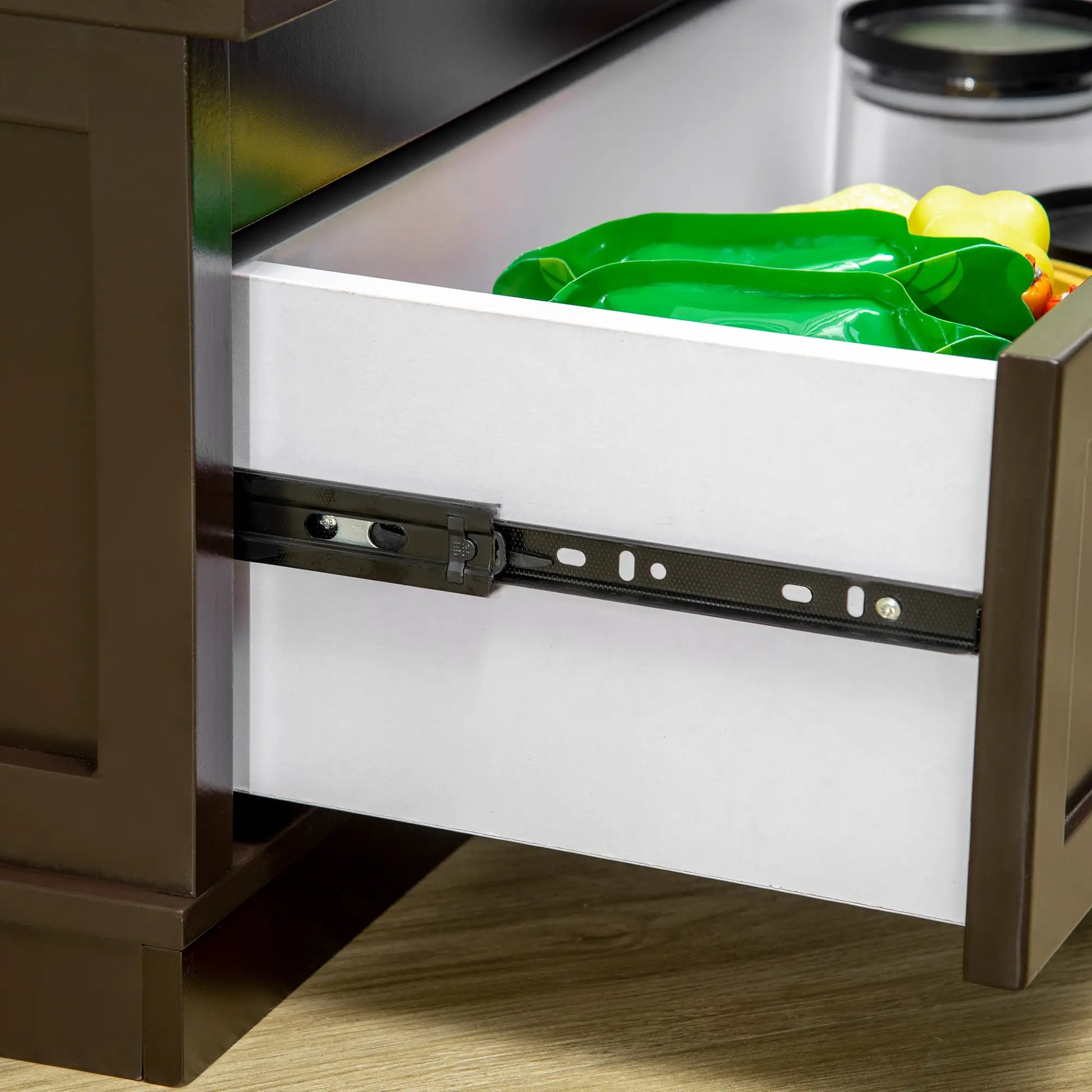 Elevated Dog Bowls with Storage, Large, Coffee Dog Bowls at Gallery Canada