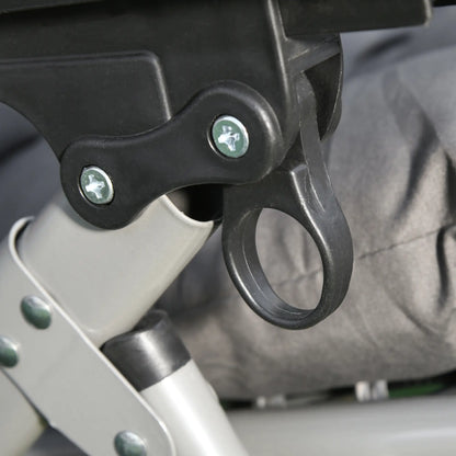 Reclining Zero Gravity Chair, Adjustable Backrest, Folding Sun Lounger, Removable Cushion, Headrest, Dark Grey Lounger Chairs at Gallery Canada