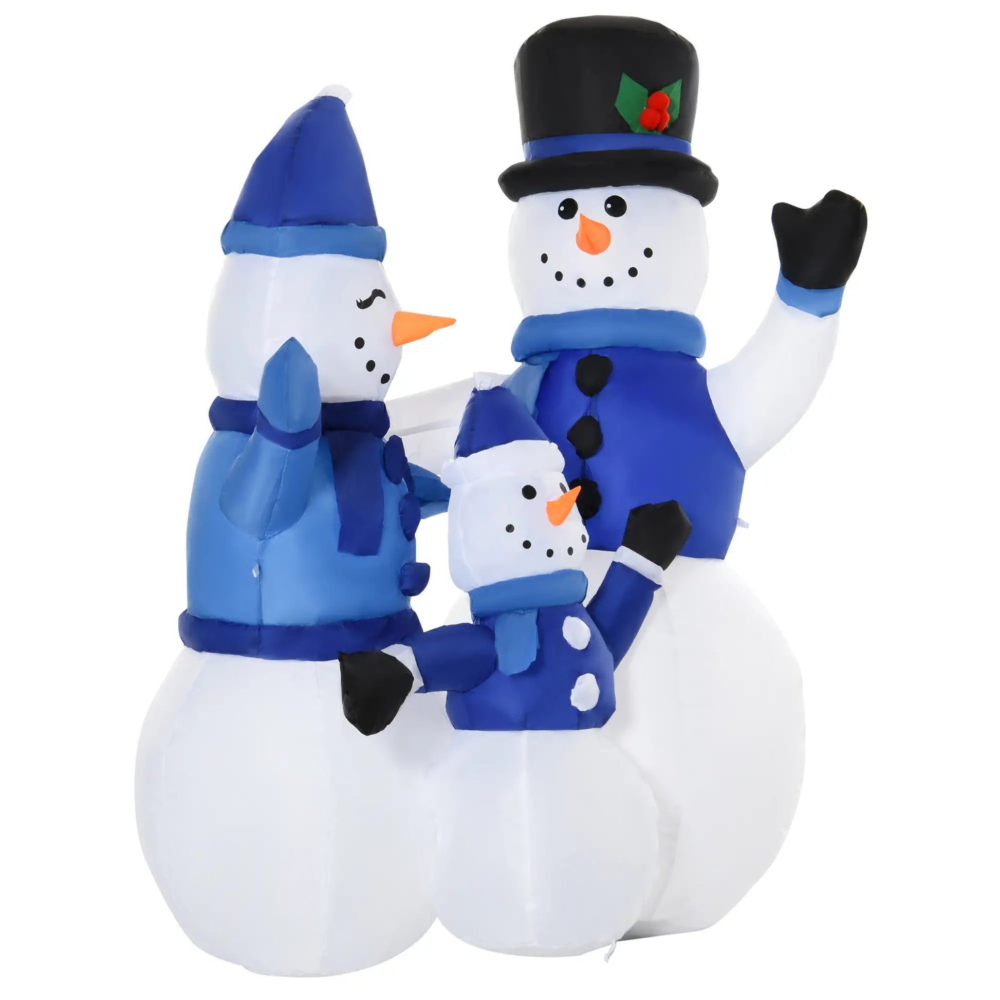1.2M Tall LED Lighted Christmas Inflatable Snowmen, Outdoor Indoor Decor Christmas Inflatables at Gallery Canada