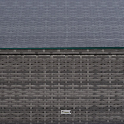 Outdoor Wicker Furniture Set, Loveseat and 2 Chairs, Grey Patio Furniture Sets at Gallery Canada