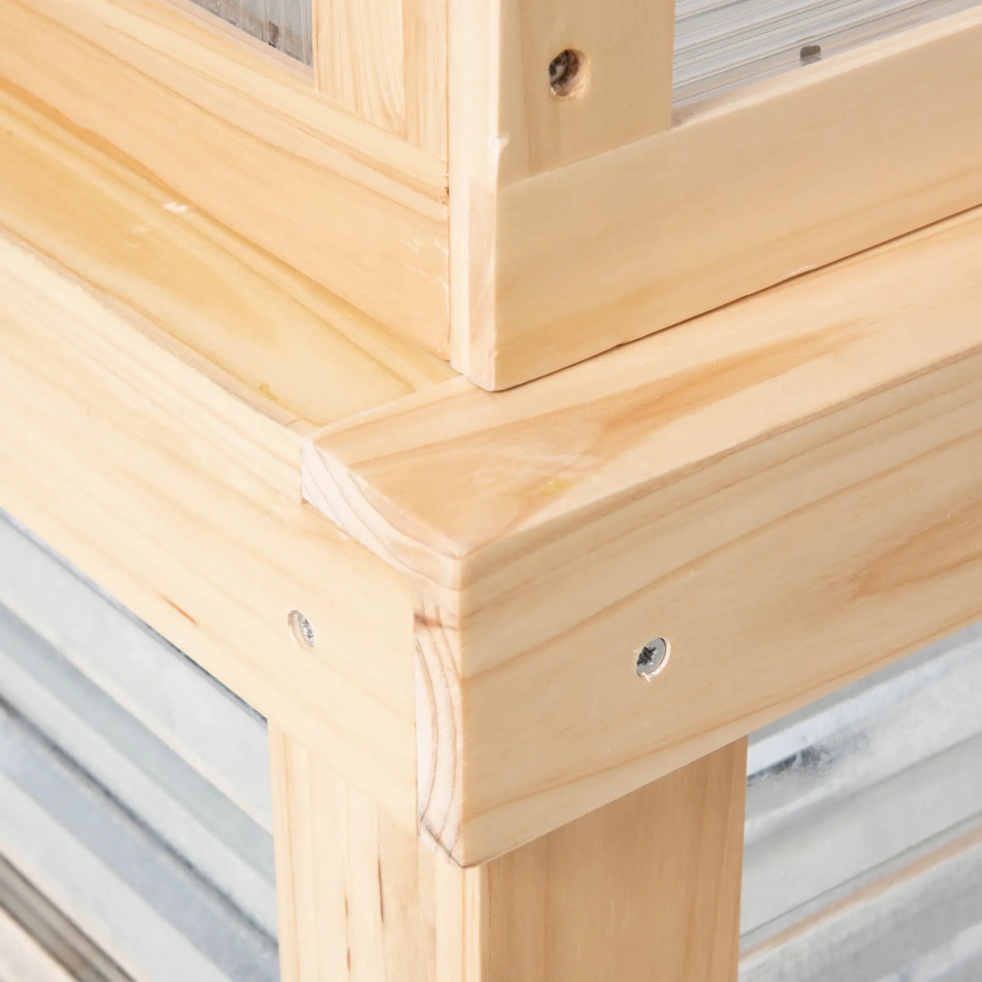 Raised Garden Bed Kit, Greenhouse Wooden Planter, 48