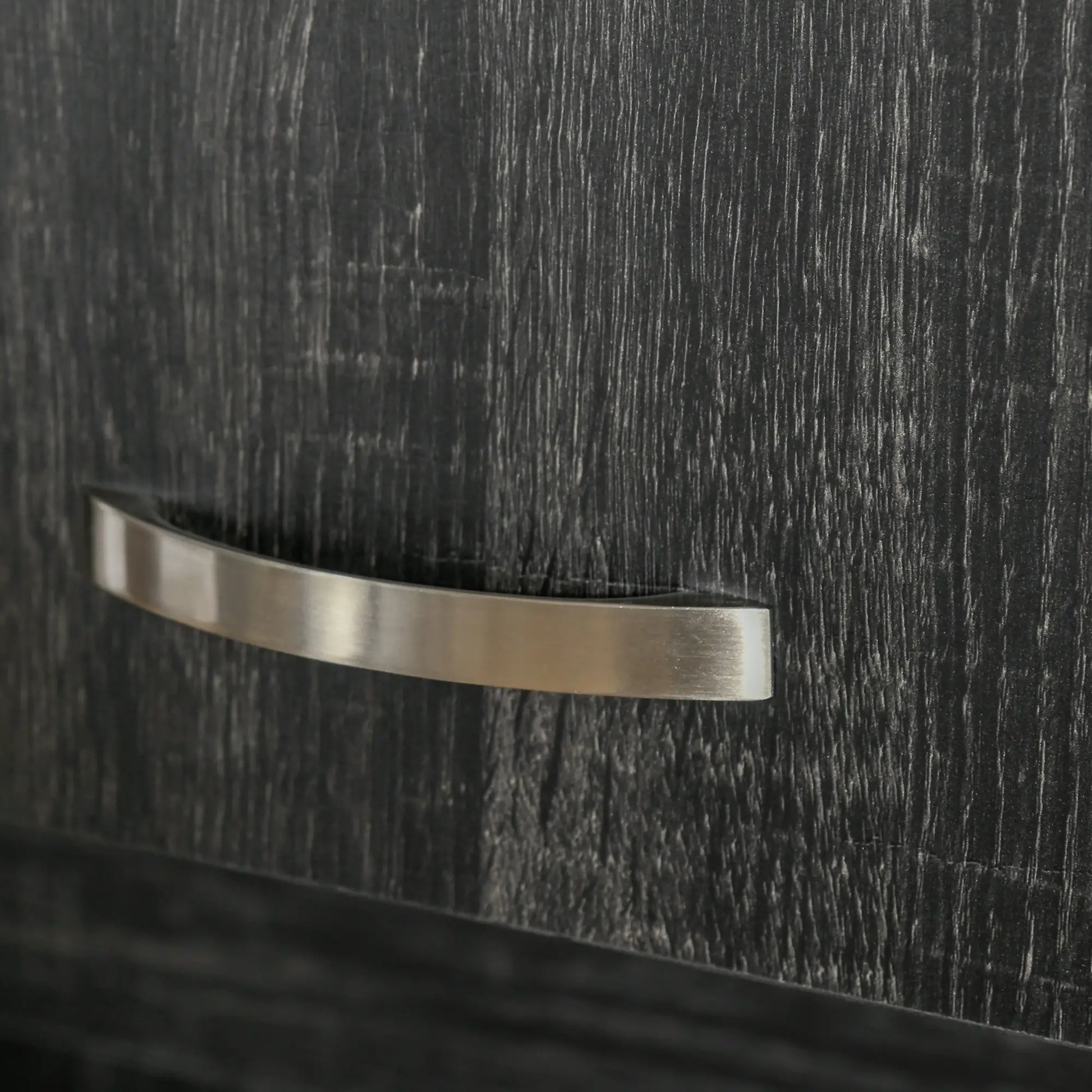 71" Kitchen Buffet with Hutch, Freestanding Cabinet, Black Kitchen Pantry Cabinets at Gallery Canada