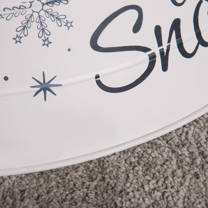 Metal Christmas Tree Collar, 26 Inch, Holiday Decoration, White Christmas Trees at Gallery Canada