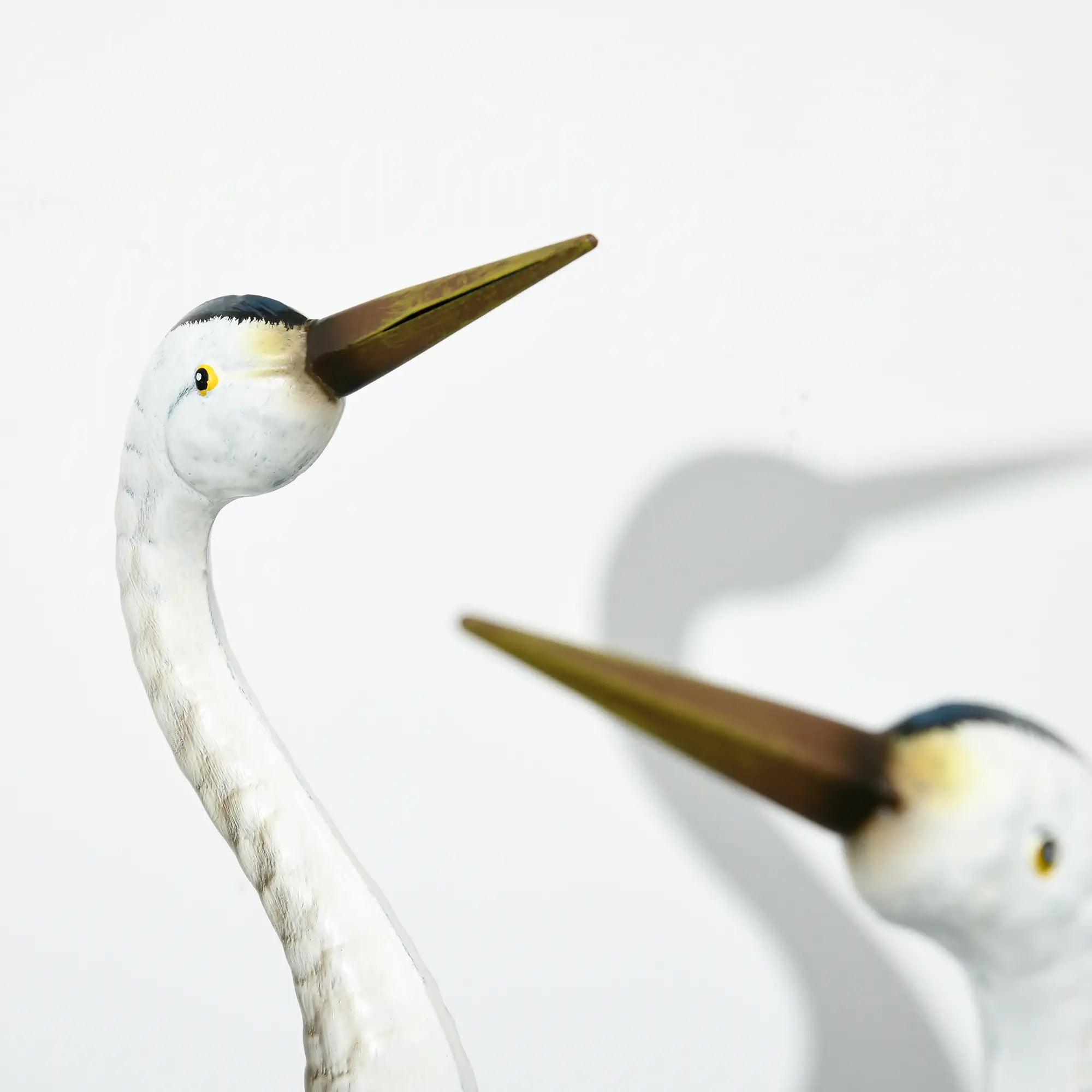 Set of 2 Crane Garden Sculptures, 28.5