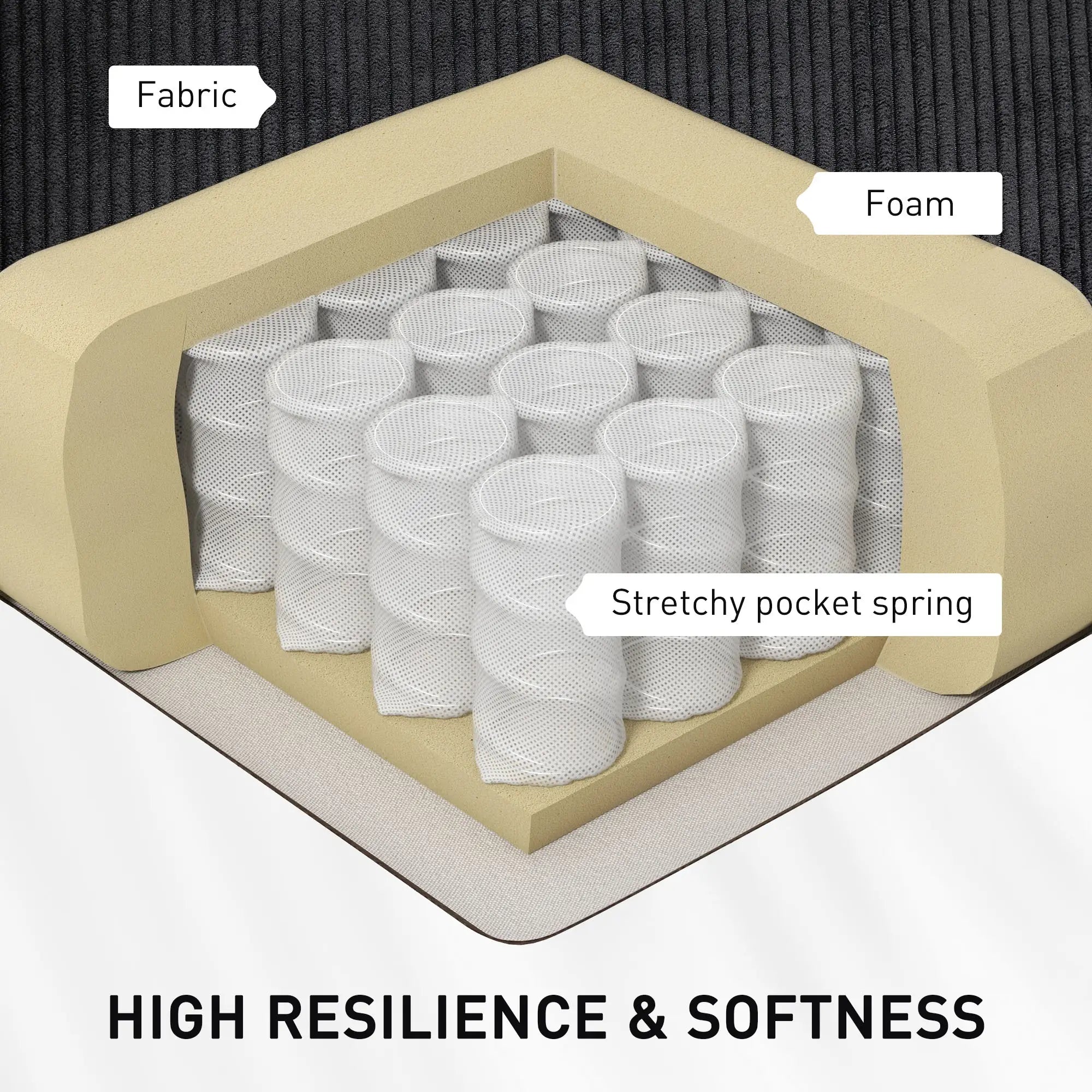 Push Back Recliner Chair, Vibration Massage, Extendable Footrest, Remote, Pocket, Black Sofas & Reclining Chairs at Gallery Canada