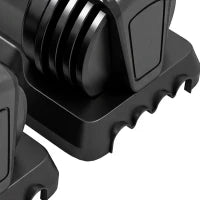 Ensemble de 2 haltères réglables, 5-25 lbs, cadran rapide 5-en-1, prise antidérapante