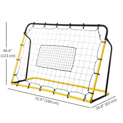 6 x 4 ft Rebound Net, 5 Angle Adjustable for Soccer Baseball Basketball Training Football at Gallery Canada