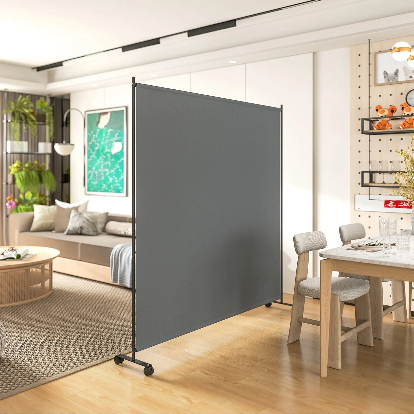 Outdoor Room Divider, Rolling Privacy Screen, 6ft Tall Side Awnings at Gallery Canada