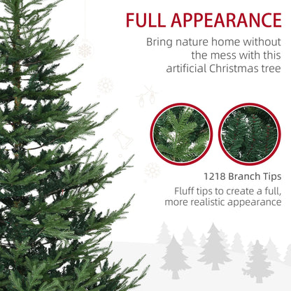 7.5ft Artificial Christmas Tree, Metal Base Artificial Christmas Trees at Gallery Canada