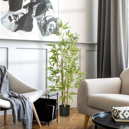 4ft Artificial Bamboo Tree with Pot, Indoor Home Office Decor Artificial Trees at Gallery Canada