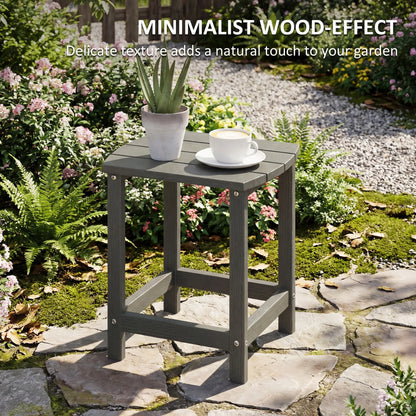 Outdoor Side Table, Patio End Table, Grey Patio Side Tables at Gallery Canada