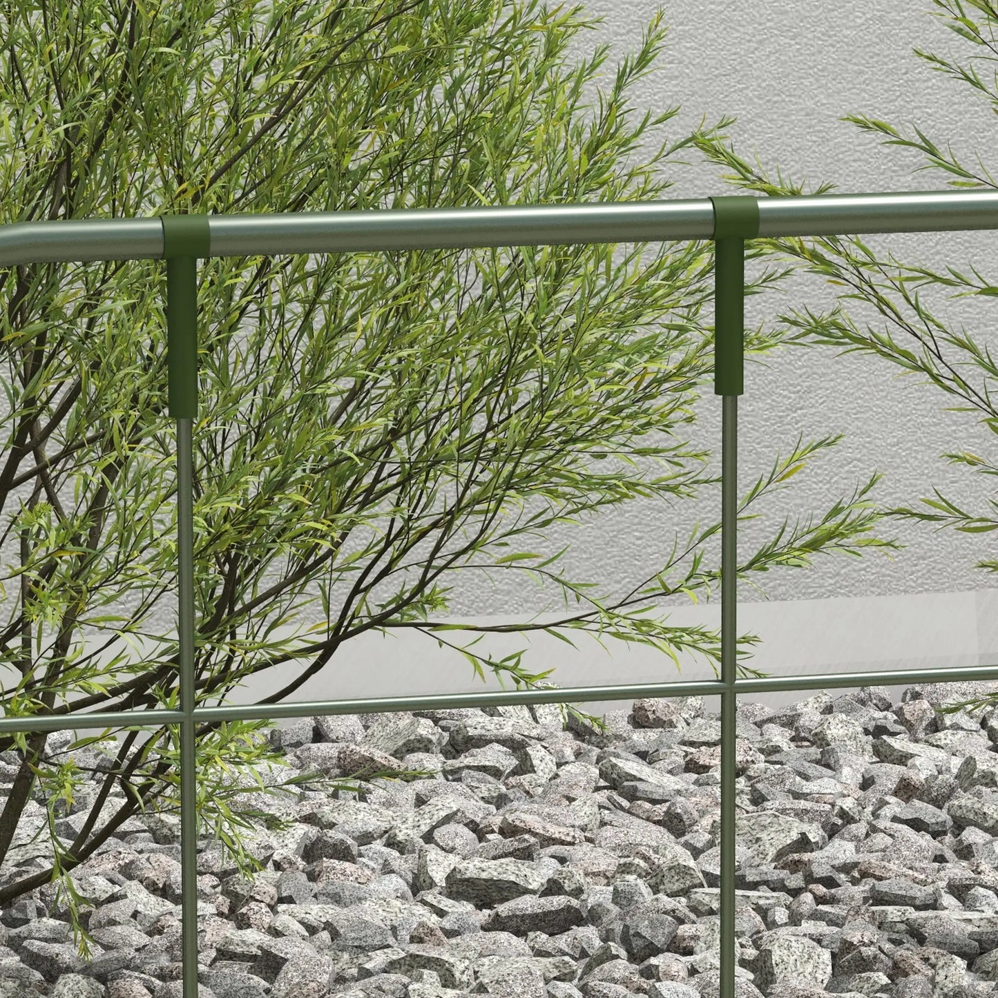 6-Piece Plant Support Set, Steel Trellis, 40 x 90 cm, Green Plant Stands at Gallery Canada