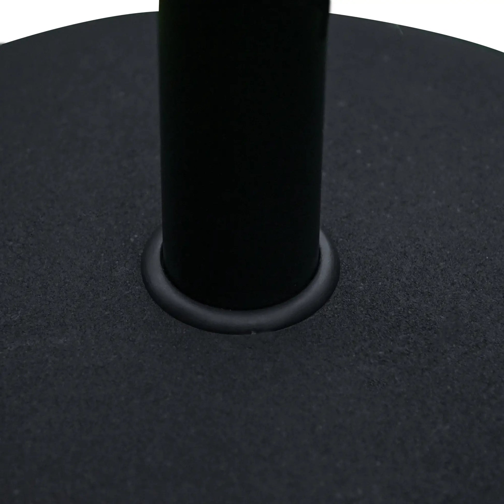 55 lbs Cement Umbrella Base, 20" Heavy Duty Round Stand, Black Umbrella Bases at Gallery Canada