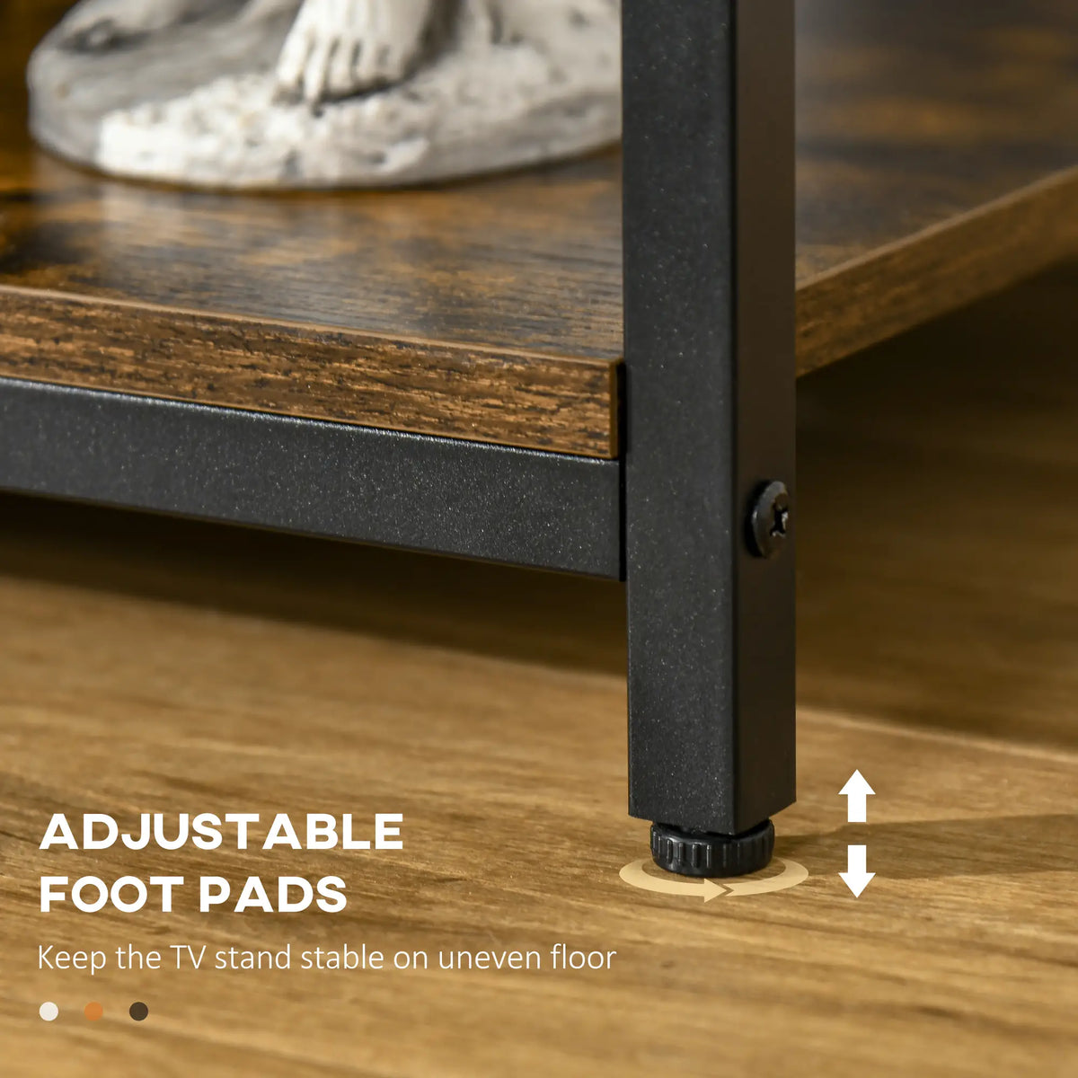TV Stand For TVs Up To 55 Inches, Rustic Brown TV Stands at Gallery Canada
