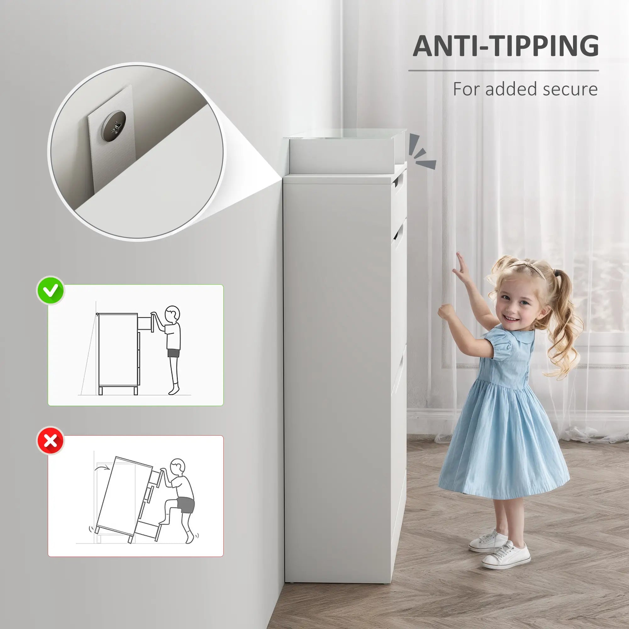 High Gloss Shoe Cabinet, 2 Flip Drawers, Adjustable Shelves, Glass Top, White Shoe Storage Cabinets & Racks at Gallery Canada