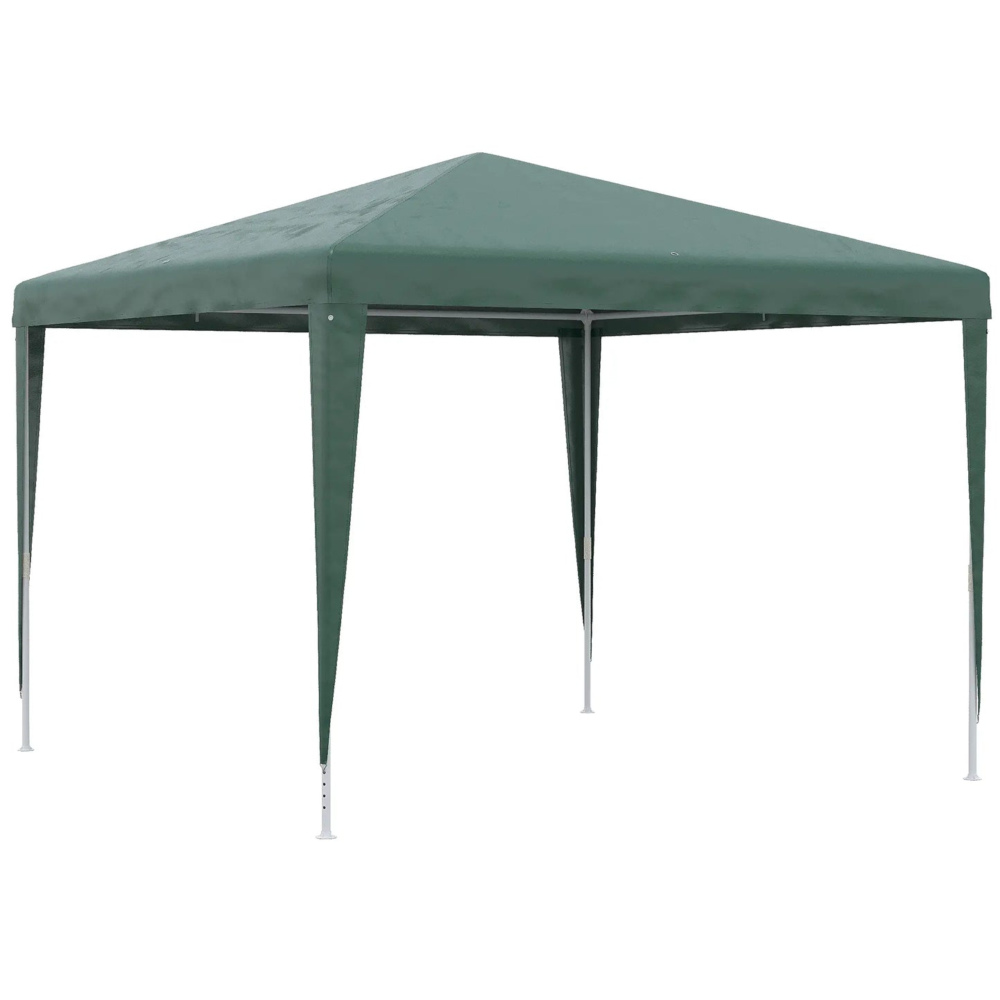 10x10ft Party Tent Portable Gazebo, Folding Garden Canopy Event Shelter Outdoor Sunshade Green Canopy Tents at Gallery Canada