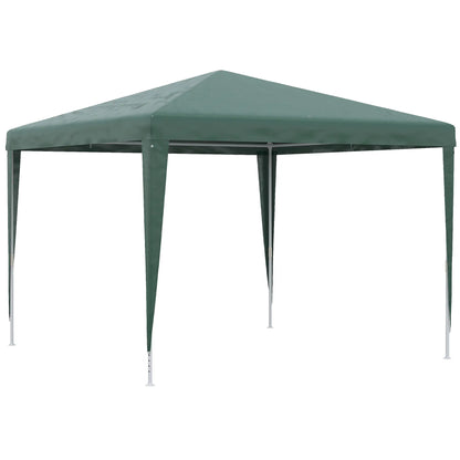10x10ft Party Tent Portable Gazebo, Folding Garden Canopy Event Shelter Outdoor Sunshade Green Canopy Tents at Gallery Canada