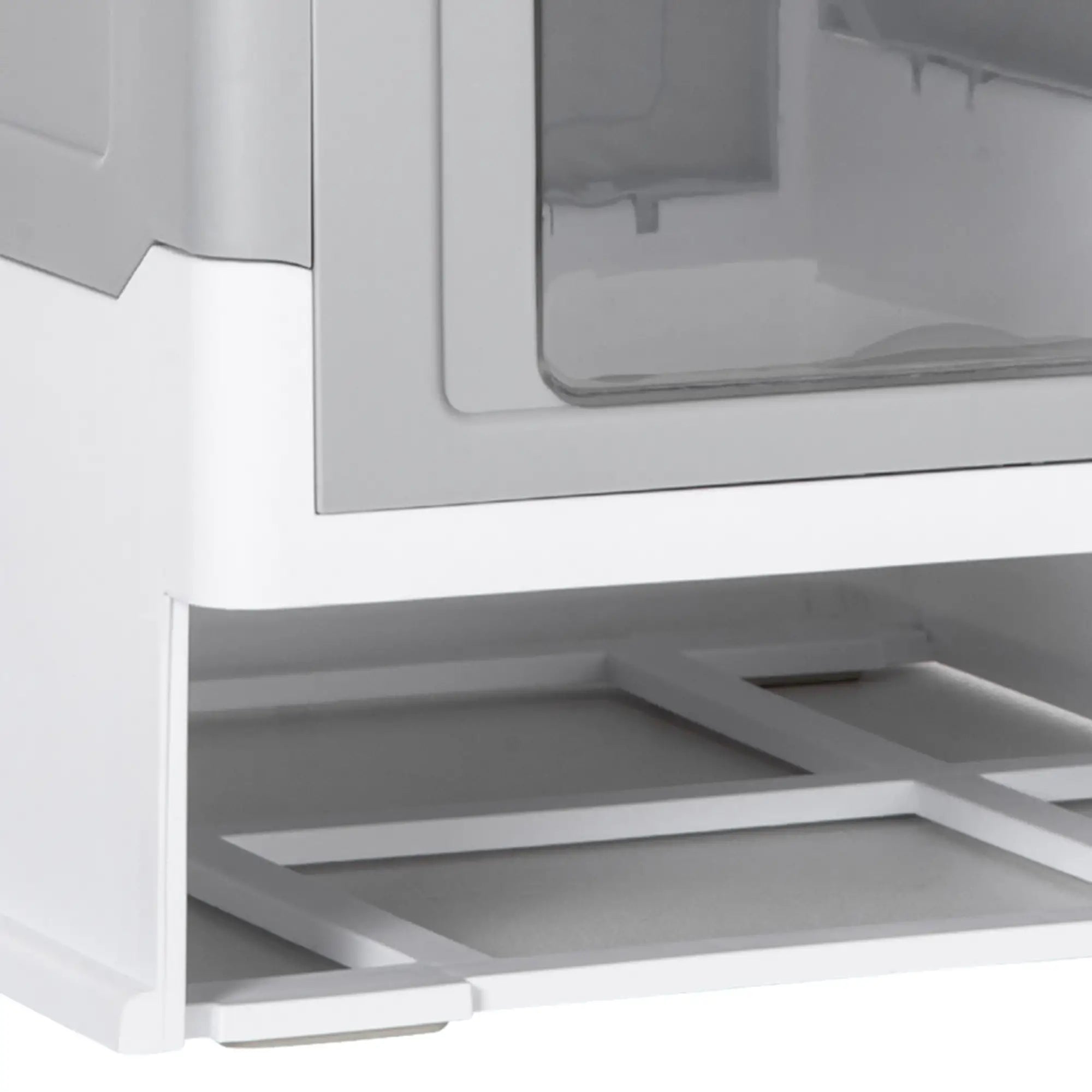 Top Entry Enclosed Kitty Litter Box with Scoop, Tray, Large, Grey Cat Litter Box Enclosures at Gallery Canada