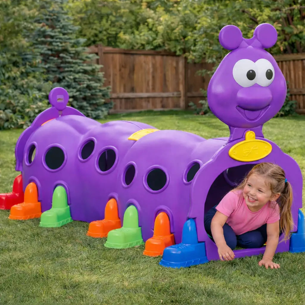 Lion Design Kids Tunnel, 3-6 Years, Purple Children's Play Tunnels at Gallery Canada