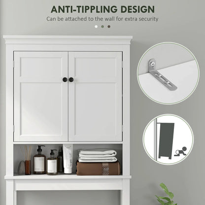 3-Tier Over Toilet Storage, Adjustable Shelf, Bathroom Laundry Cabinet Bathroom Cabinets at Gallery Canada