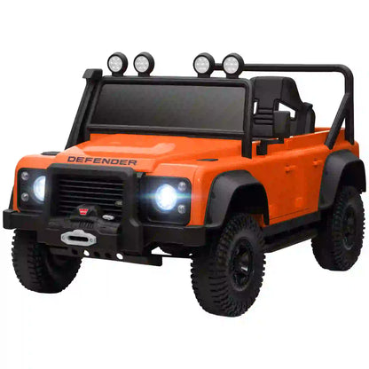 Kids Ride On Truck, Remote Control, Spring Suspension, LED Lights, 3 Speed, Ages 3-5, Orange Electric Toy Cars Orange at Gallery Canada