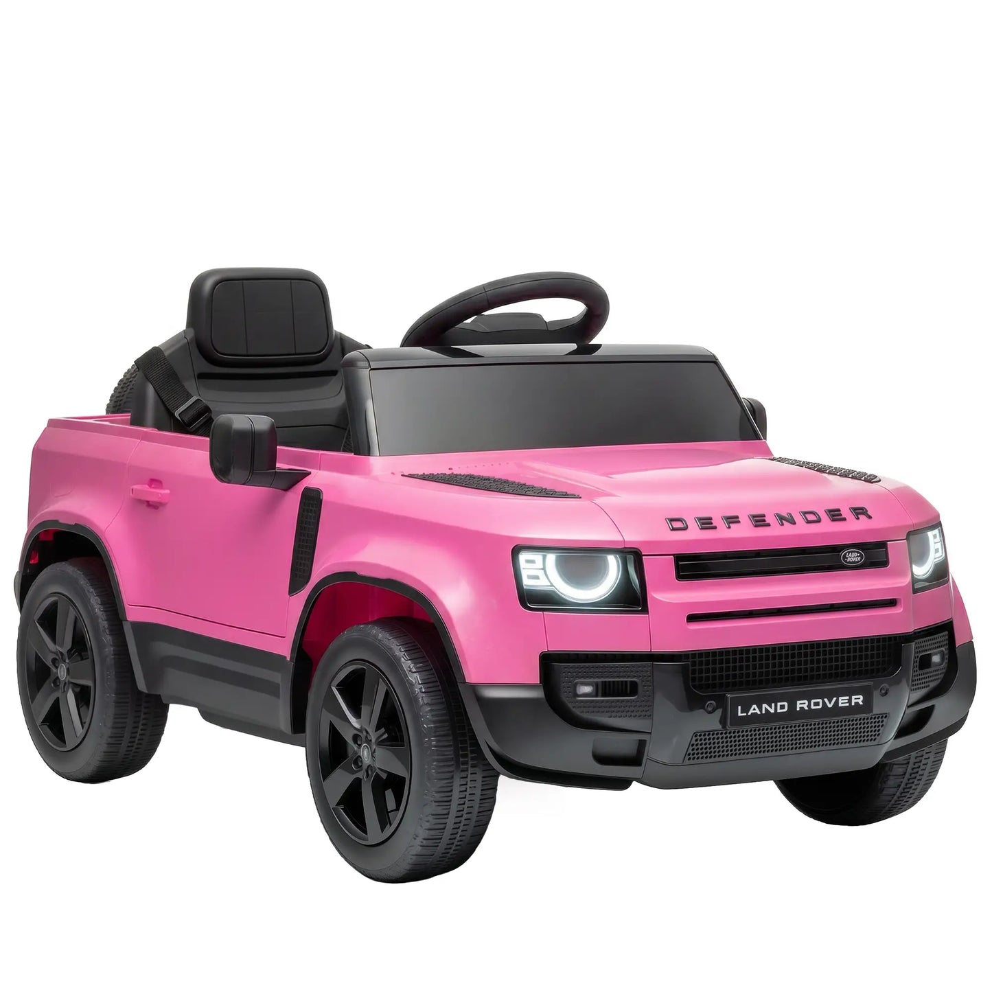Voiture électrique Land Rover sous licence 12V, rose