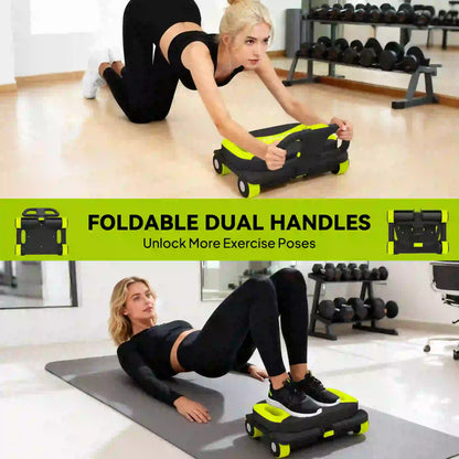 Ab Wheel Roller, Automatic Rebound, Core Trainer With Phone Holder Strength Training Equipment at Gallery Canada