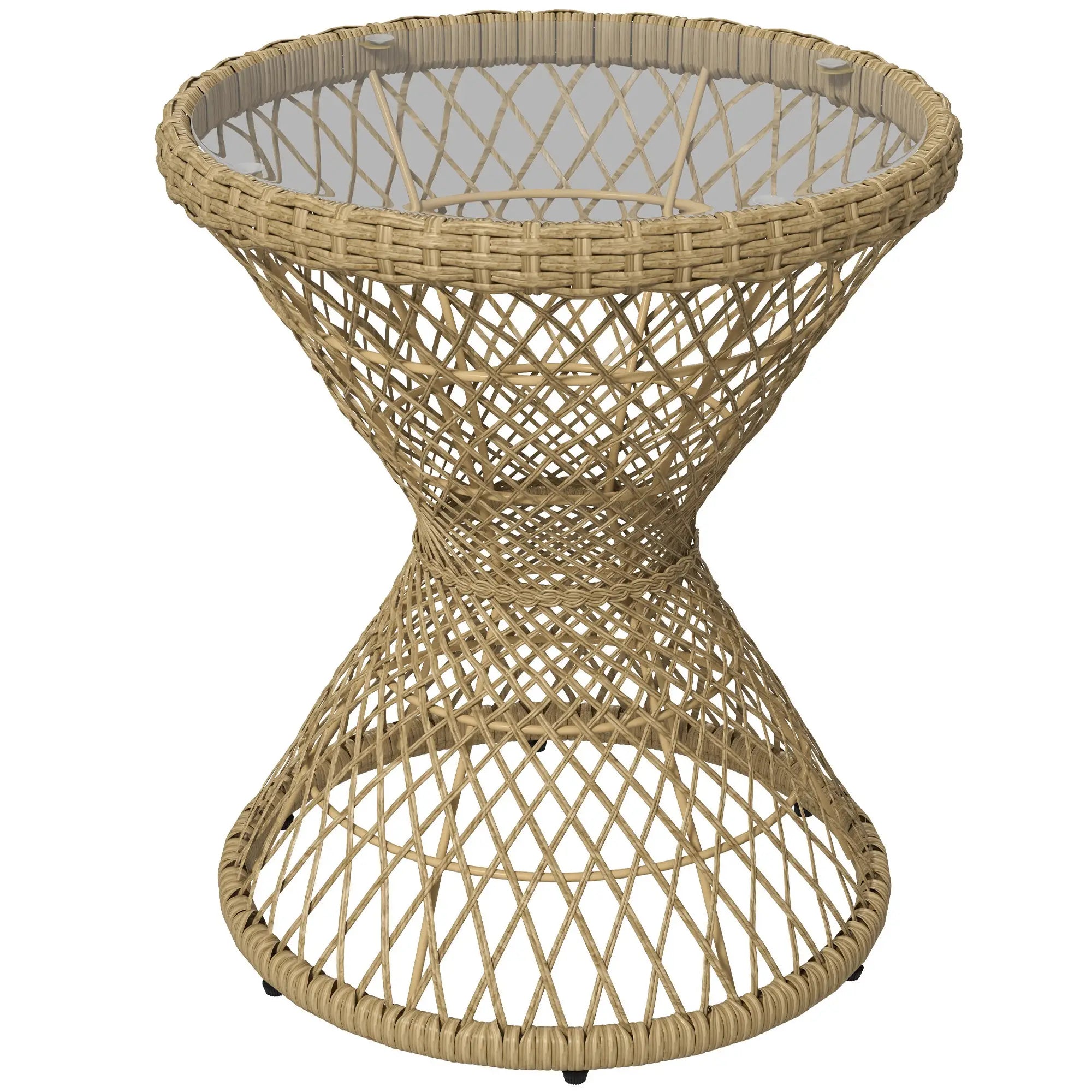 Wicker Outdoor Coffee Table, 18