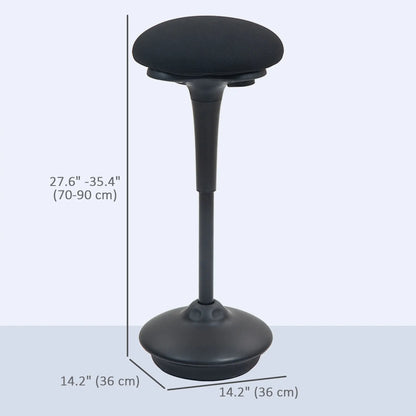 Adjustable Ergonomic Standing Stool, Swivel Backless Wobble Chair Office Chairs at Gallery Canada