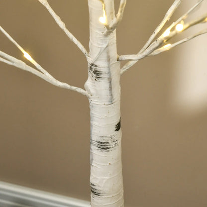 6 ft Pre-Lit LED Artificial Birch Tree, Indoor Outdoor Use Artificial Tree at Gallery Canada