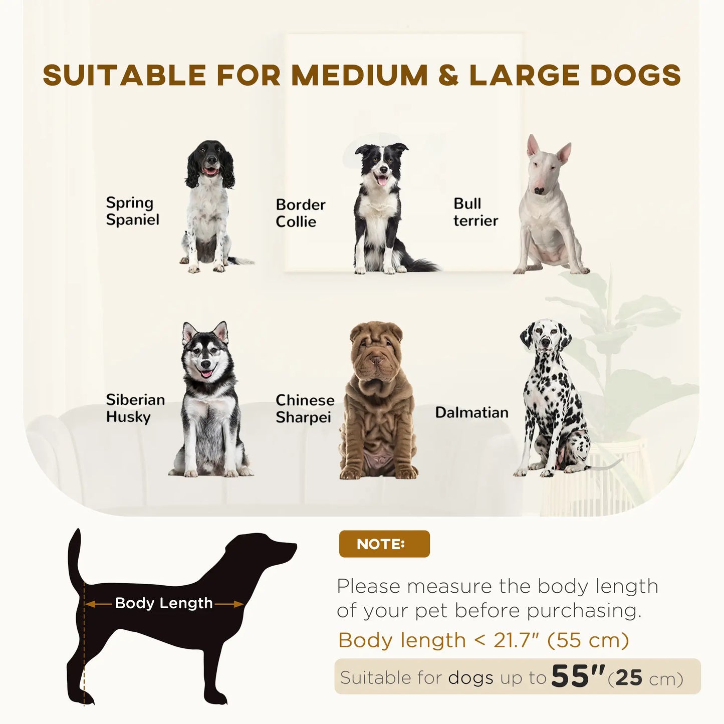 Dog Sofa, Removable Cushion, Wood Legs, Medium Large, Dark Grey Dog Sofas at Gallery Canada