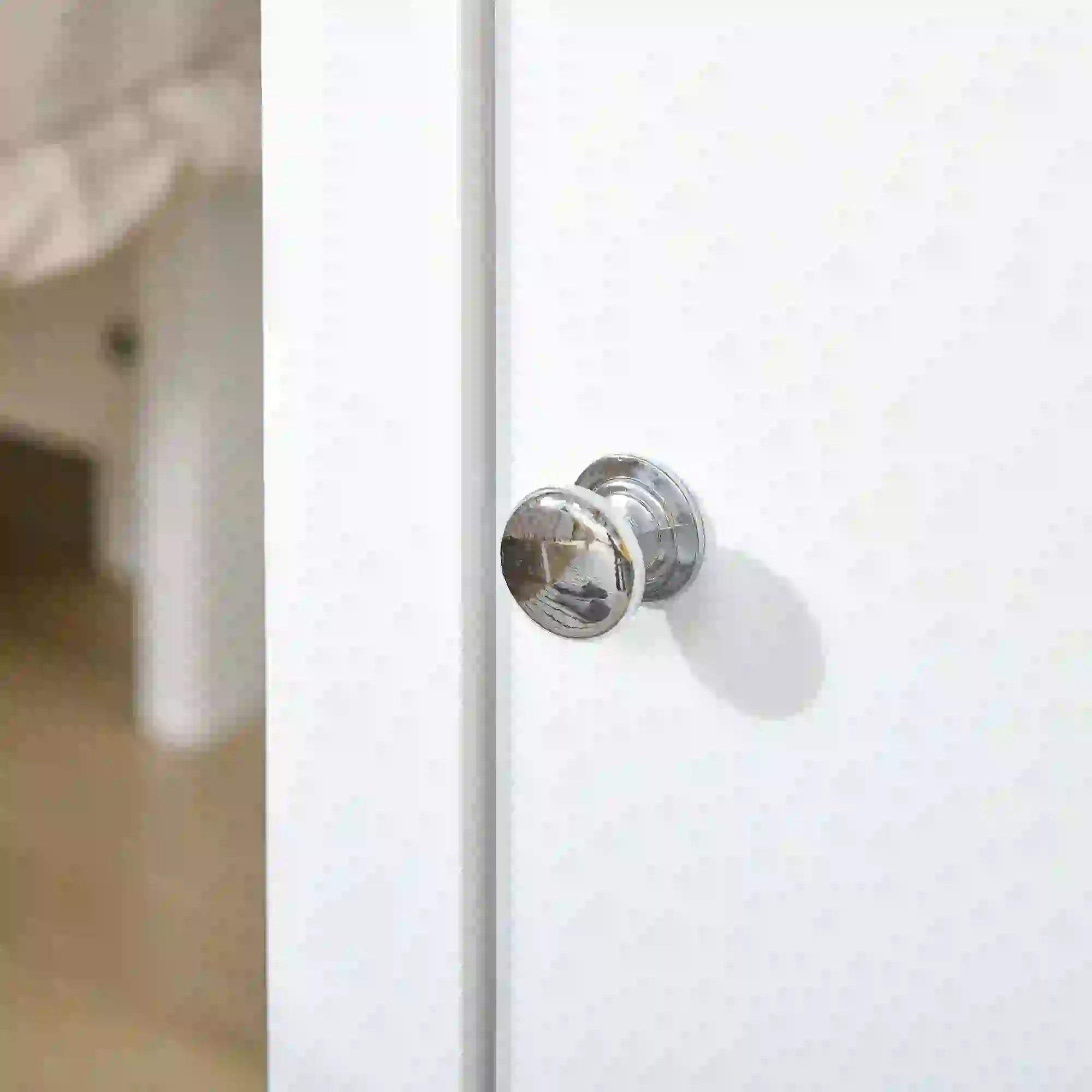 3-Tier Wooden Nightstand, Pullout Shelf, Adjustable Shelf, Door Cabinet, White Side Tables at Gallery Canada