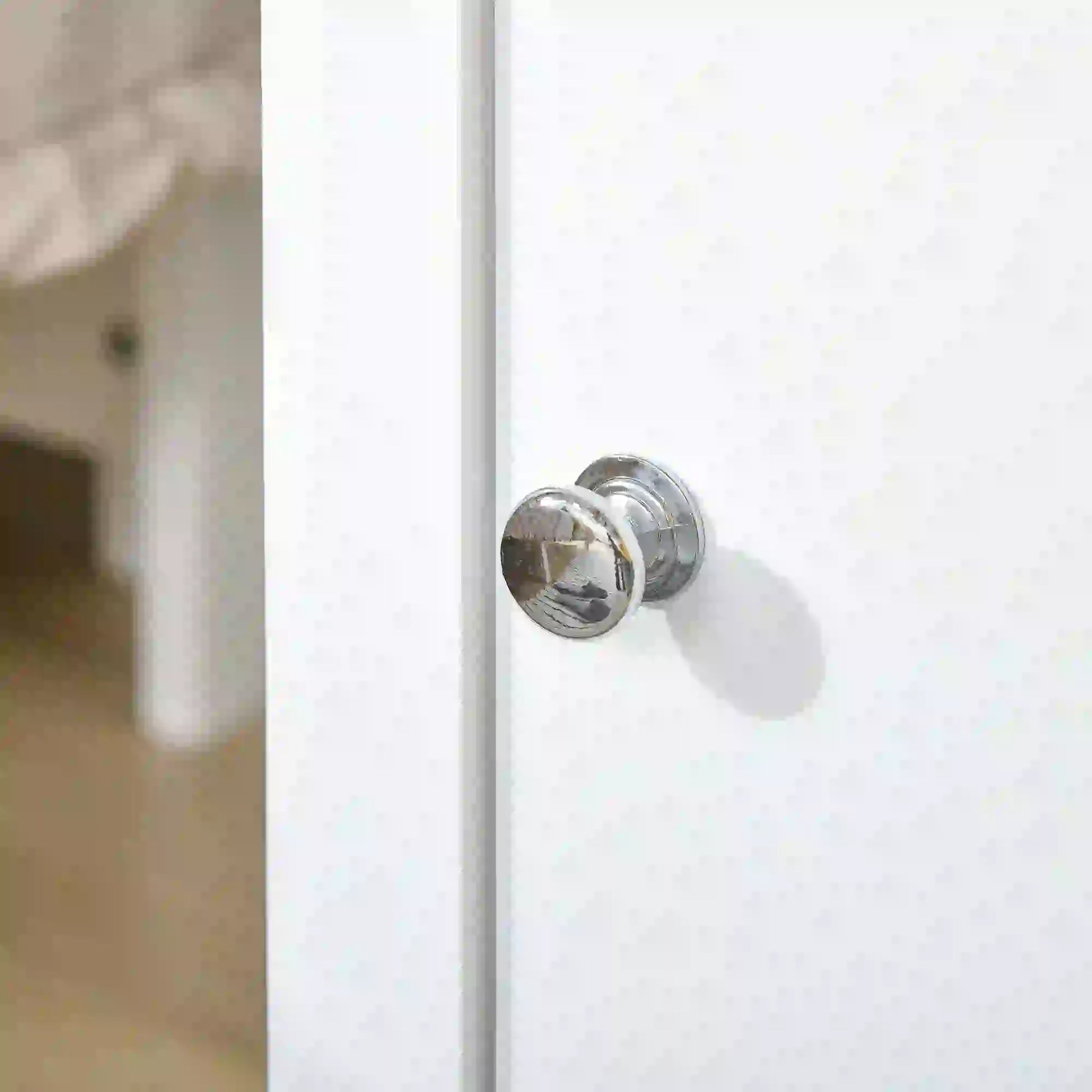 3-Tier Wooden Nightstand, Pullout Shelf, Adjustable Shelf, Door Cabinet, White Side Tables at Gallery Canada