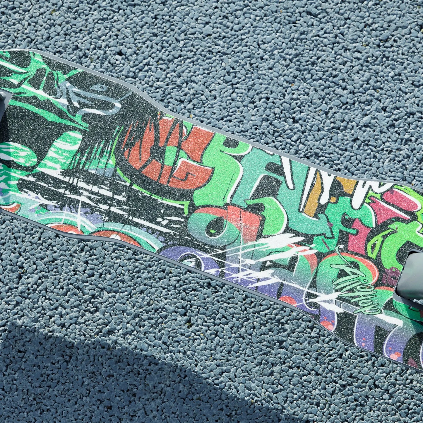 Kids Kick Scooter, Adjustable Height, Rear-Fender Brake, 200mm Wheel, Foldable, Green Scooters at Gallery Canada