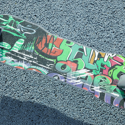 Kids Kick Scooter, Adjustable Height, Rear-Fender Brake, 200mm Wheel, Foldable, Green Scooters at Gallery Canada