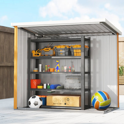 5' x 3' Metal Garden Storage Shed, Double Doors For Backyard Sheds at Gallery Canada