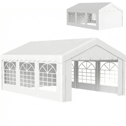 20'x13' Heavy Duty Portable Event Tent, White Canopy Tents at Gallery Canada