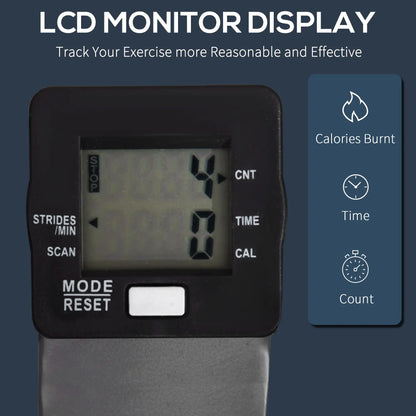 Twist Stair Stepper, Hydraulic Resistance, LCD Display, Silver Aerobic Equipment at Gallery Canada